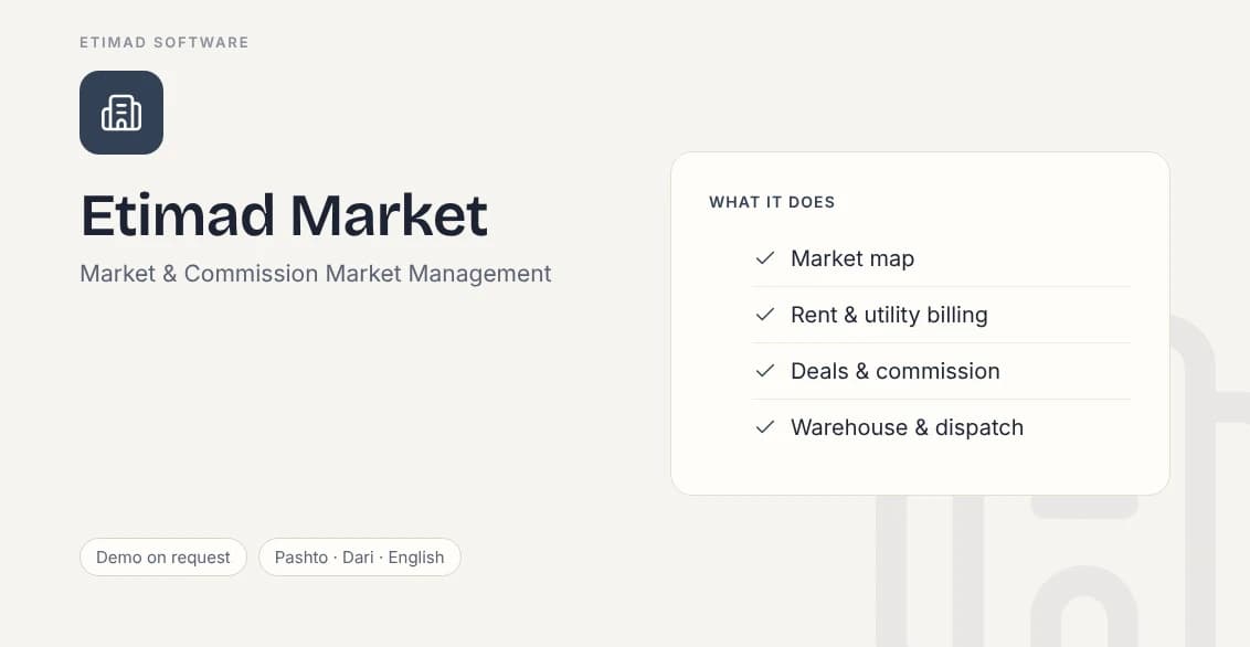 Etimad Market overview